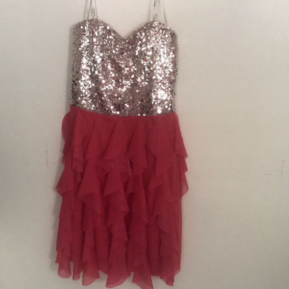 Sparkle short wedding dress in good condition